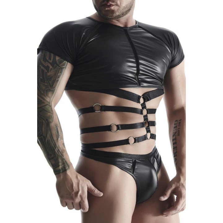 T-Shirt TSH011 schwarz von Regnes Fetish Planet | Fesselliebe.de
