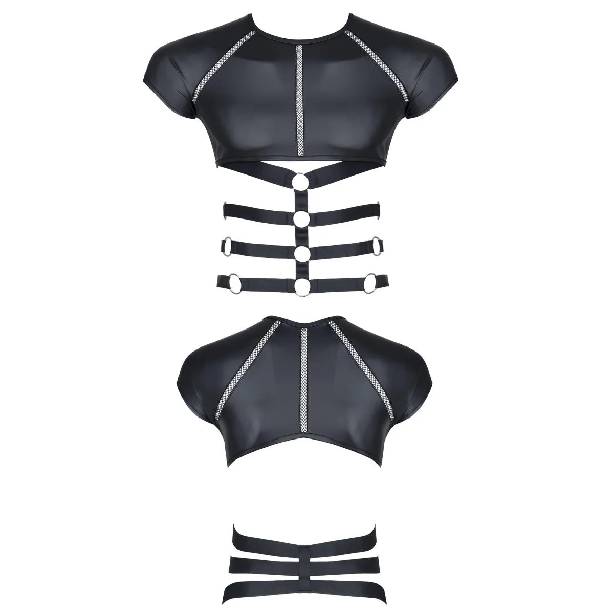 T-Shirt TSH011 schwarz von Regnes Fetish Planet | Fesselliebe.de