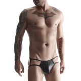 Jock Slip BRI001 schwarz von Regnes Fetish Planet | Fesselliebe.de