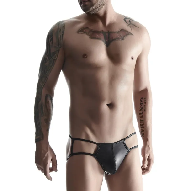 Jock Slip BRI001 schwarz von Regnes Fetish Planet | Fesselliebe.de
