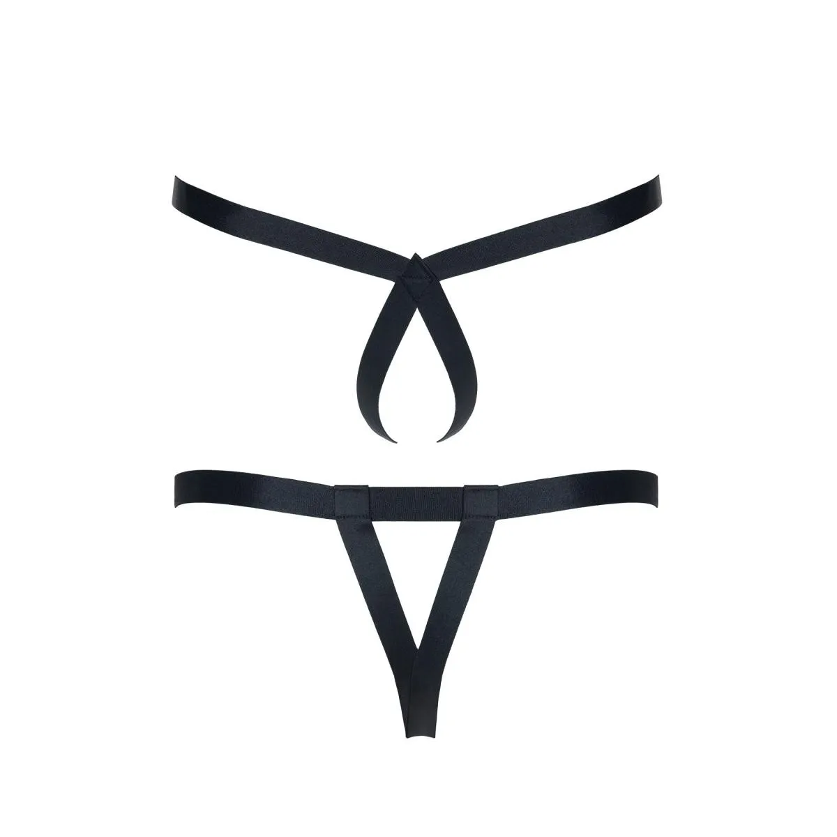 2er Pack Harness String BRI010 schwarz von Regnes Fetish Planet | Fesselliebe.de