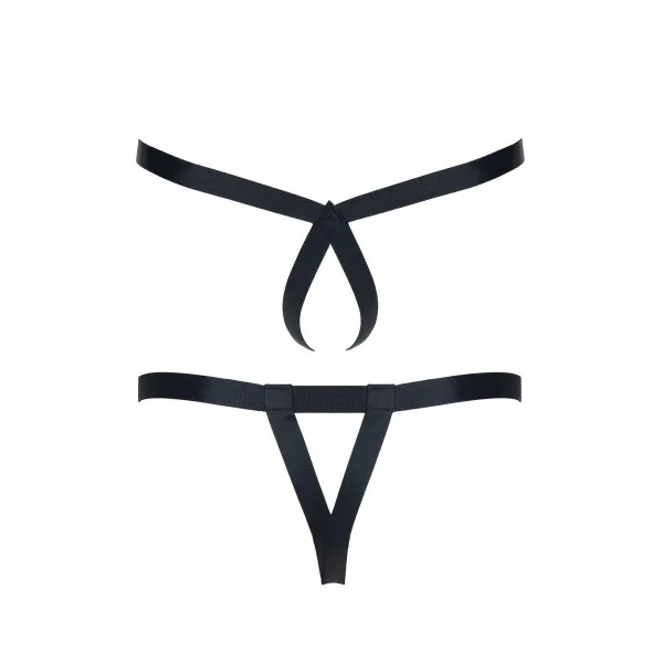 2er Pack Harness String BRI010 schwarz von Regnes Fetish Planet | Fesselliebe.de
