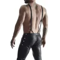 Bermudas TRA001 schwarz von Regnes Fetish Planet