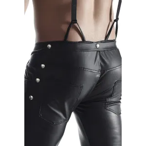 Bermudas TRA001 schwarz von Regnes Fetish Planet