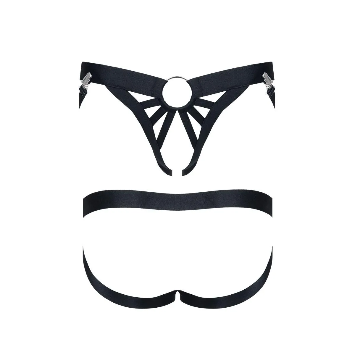 Harness String BRI012 schwarz von Regnes Fetish Planet | Fesselliebe.de
