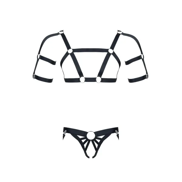 Harness SET010 schwarz von Regnes Fetish Planet | Fesselliebe.de