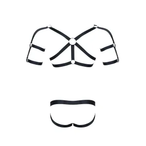 Harness SET010 schwarz von Regnes Fetish Planet