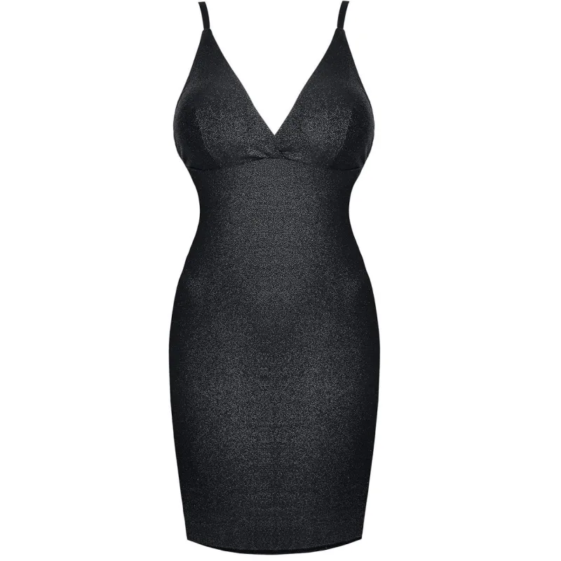 Schwarzes Minikleid CADR003 von Demoniq Carnival Party Line | Fesselliebe.de