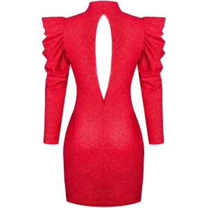 Rotes Minikleid CADR006 von Demoniq Carnival Party Line
