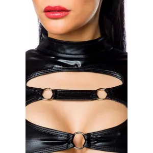 Schwarzes Wetlook-Set 18252 von Saresia