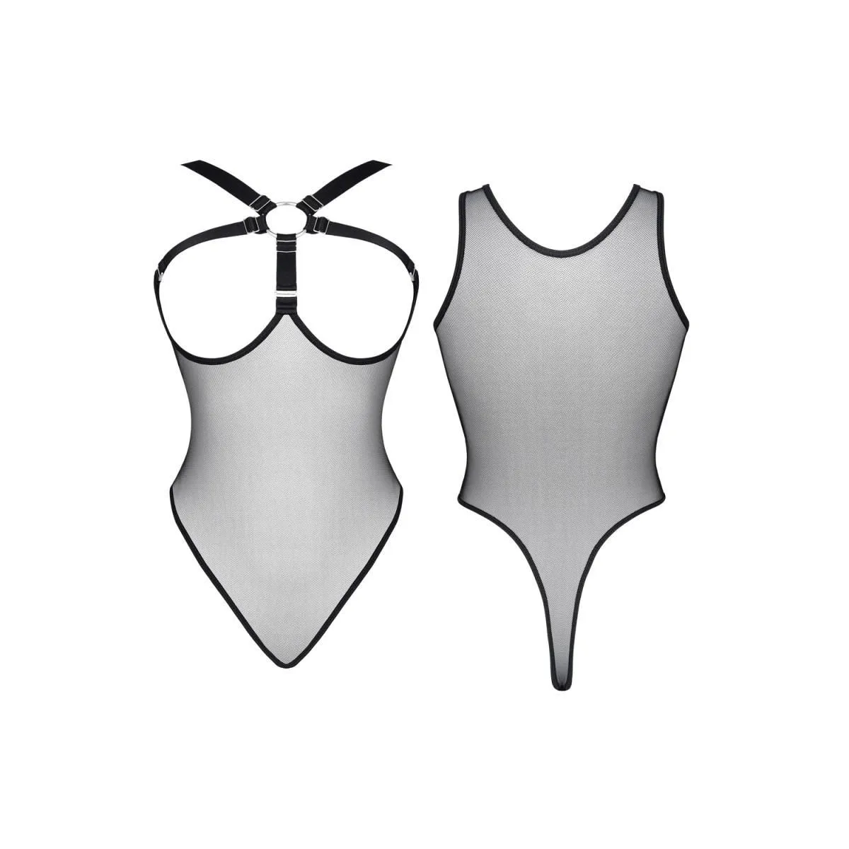 Schwarzer Body LXMayte001 von Demoniq LadyX | Fesselliebe.de