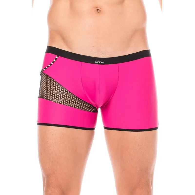 Herren Boxer Short 2004-67 magenta von Look Me | Fesselliebe.de