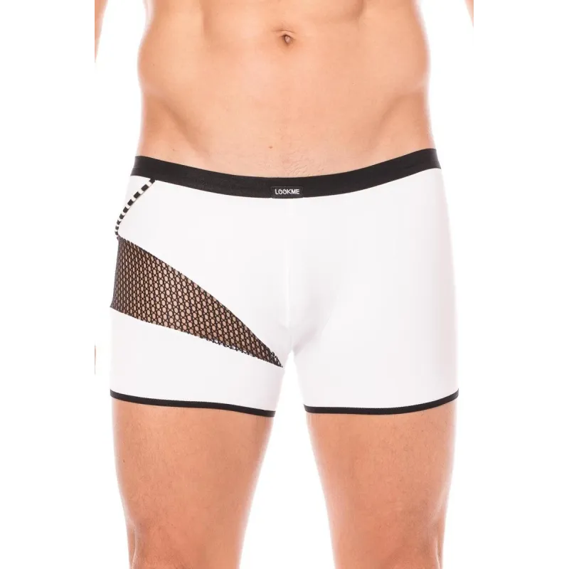 Herren Boxer Short 2004-67 weiß von Look Me | Fesselliebe.de