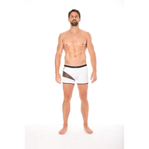 Herren Boxer Short 2004-67 weiß von Look Me | Fesselliebe.de