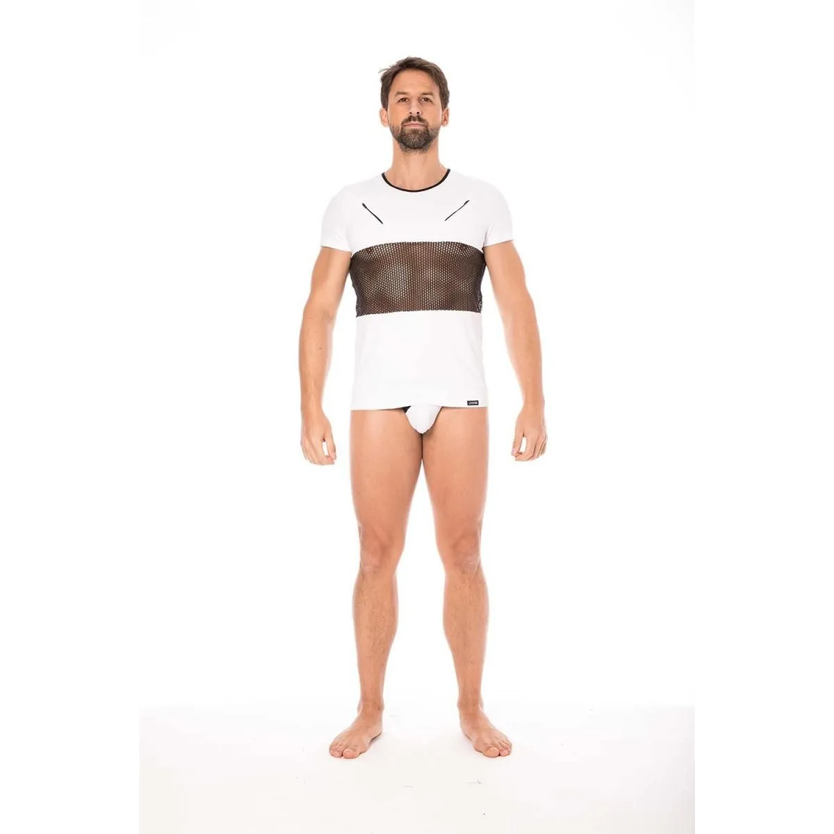 Herren T-Shirt 2004-81 weiß von Look Me | Fesselliebe.de