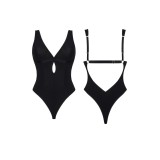 Schwarzer Body LXGracia001 von Demoniq LadyX | Fesselliebe.de