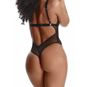 Schwarzer Body LXMireia001 von Demoniq LadyX