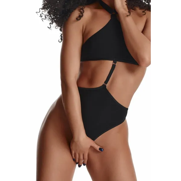 Schwarzer Body LXNita001 von Demoniq LadyX | Fesselliebe.de