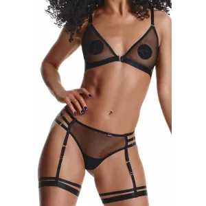 Schwarzes Set LXAdora001 von Demoniq LadyX