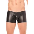 Schwarze Wetlook-Boxer 2008-67 von Look Me
