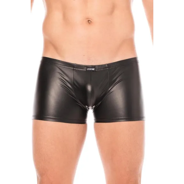 Schwarze Wetlook-Boxer 2008-67 von Look Me | Fesselliebe.de
