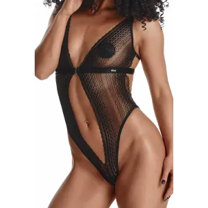 Schwarzer Body LXIsbel001 von Demoniq LadyX