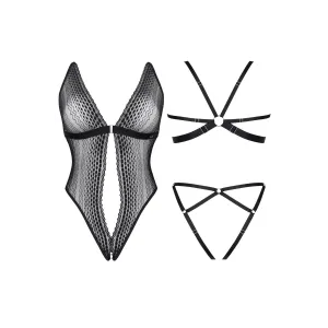 Schwarzer Body LXIsbel001 von Demoniq LadyX