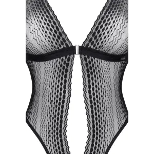 Schwarzer Body LXIsbel001 von Demoniq LadyX