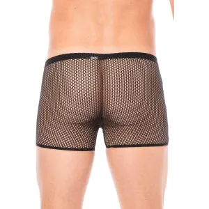 Schwarze Netz Boxer Short 2007-67 von Look Me