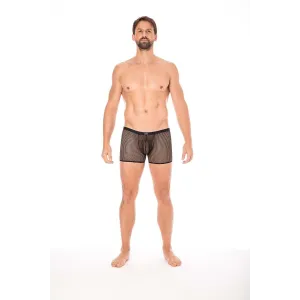 Schwarze Netz Boxer Short 2007-67 von Look Me