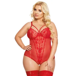 Roter Body ouvert 1891 von Softline Plus Size Collection | Fesselliebe.de