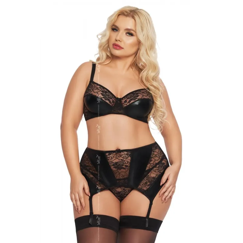 Schwarzes Set 1898 von Softline Plus Size | Fesselliebe.de