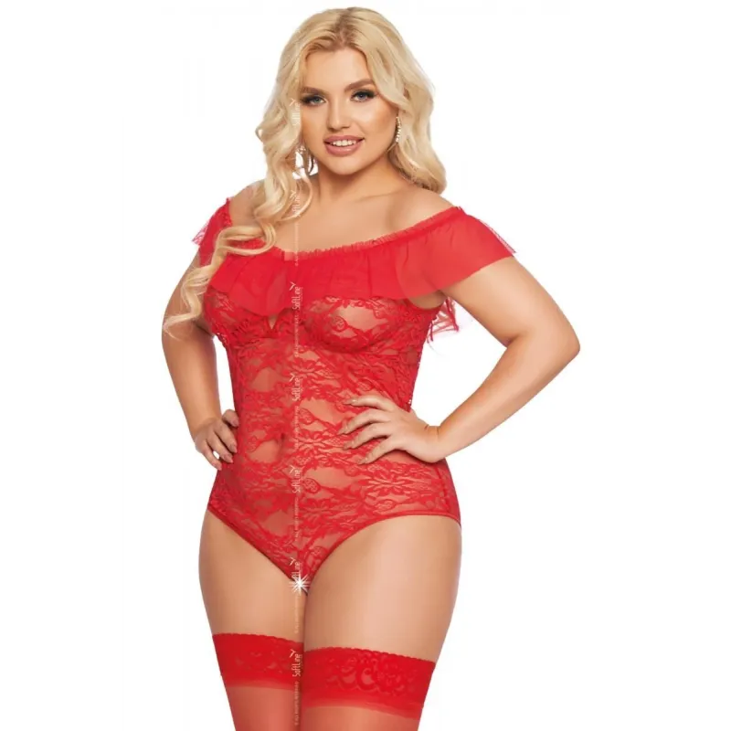 Roter Body ouvert 1899 von Softline Plus Size Collection | Fesselliebe.de
