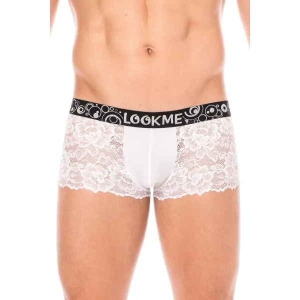 Herren Boxer Short 2006-67 weiß von Look Me | Fesselliebe.de