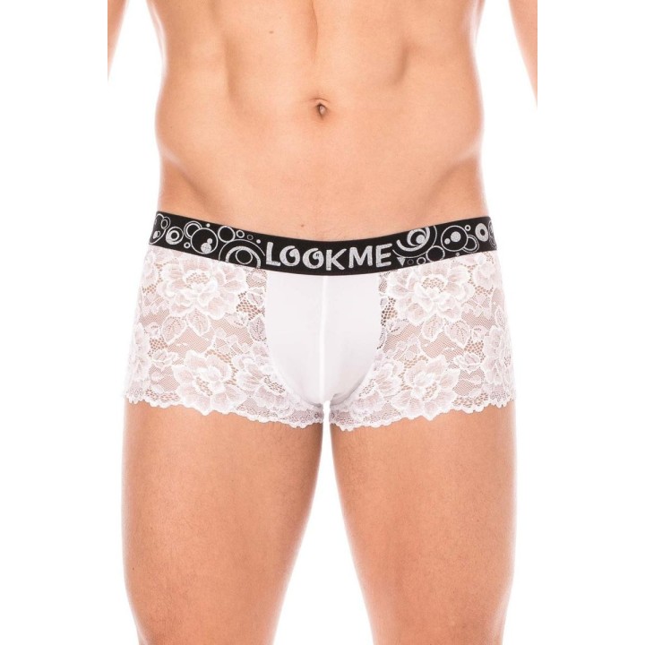 Herren Boxer Short 2006-67 weiß von Look Me | Fesselliebe.de