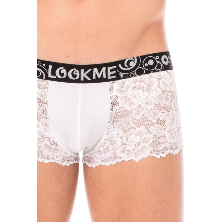Herren Boxer Short 2006-67 weiß von Look Me | Fesselliebe.de