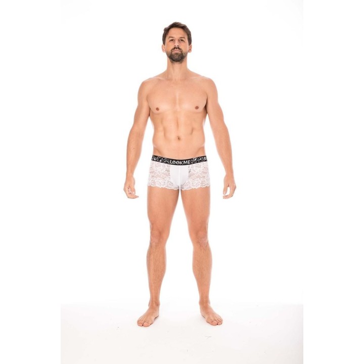 Herren Boxer Short 2006-67 weiß von Look Me | Fesselliebe.de