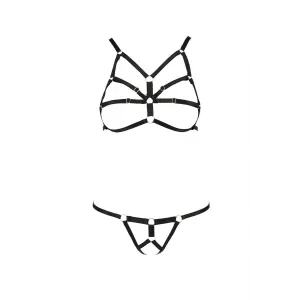 Schwarzes Set PA595873 von Passion Devil Collection | Fesselliebe.de