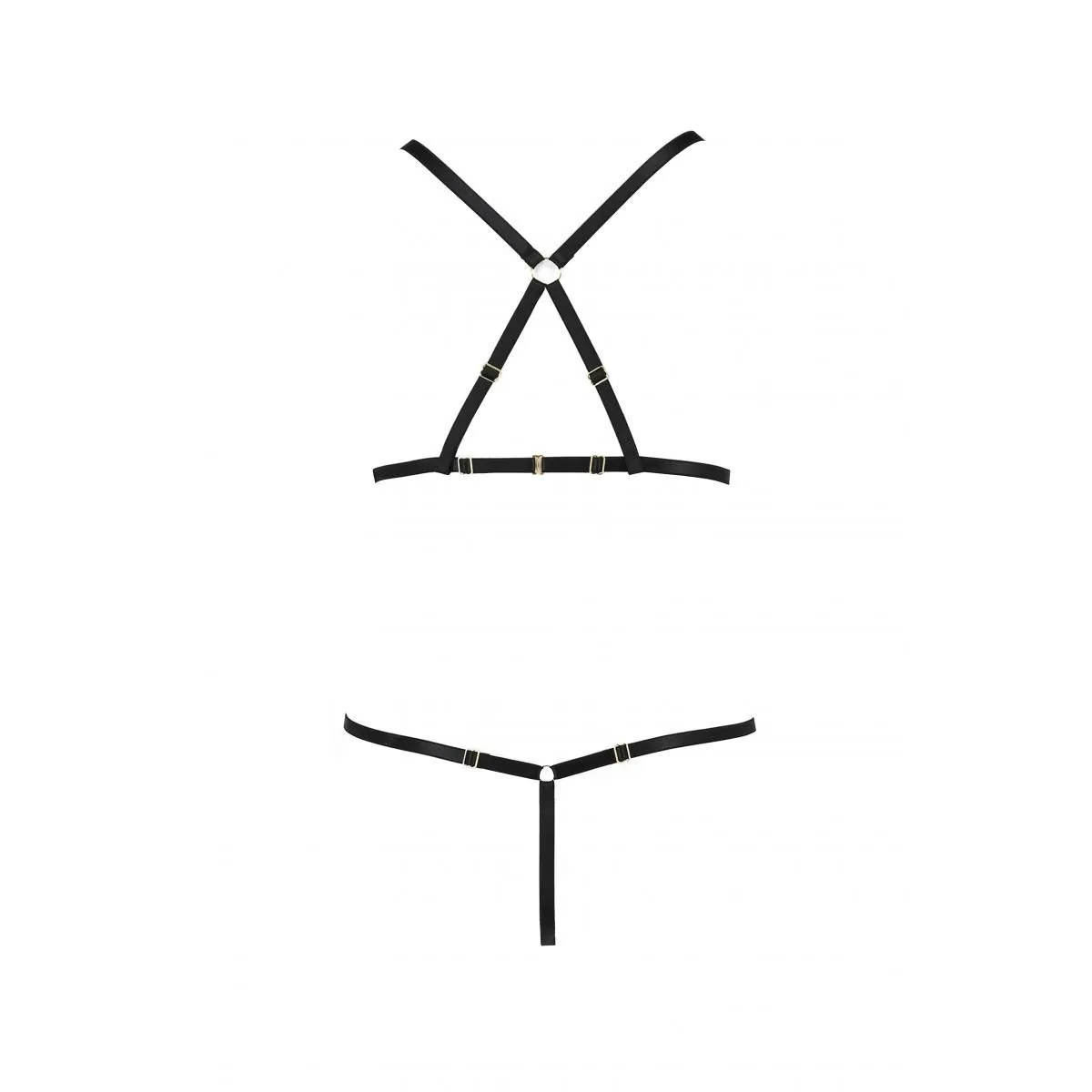 Schwarzes Set PA595873 von Passion Devil Collection | Fesselliebe.de