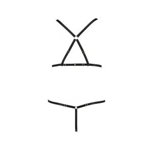 Schwarzes Set PA595873 von Passion Devil Collection