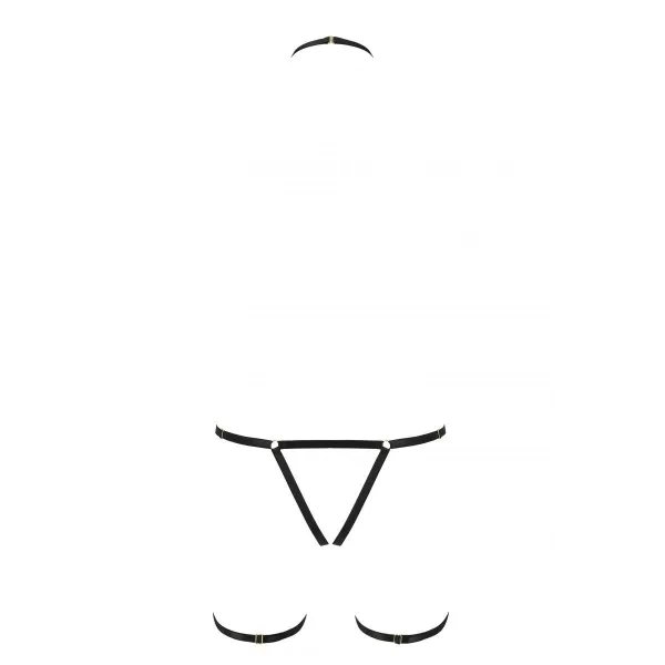 Schwarzer Body PA595760 von Passion Devil Collection | Fesselliebe.de