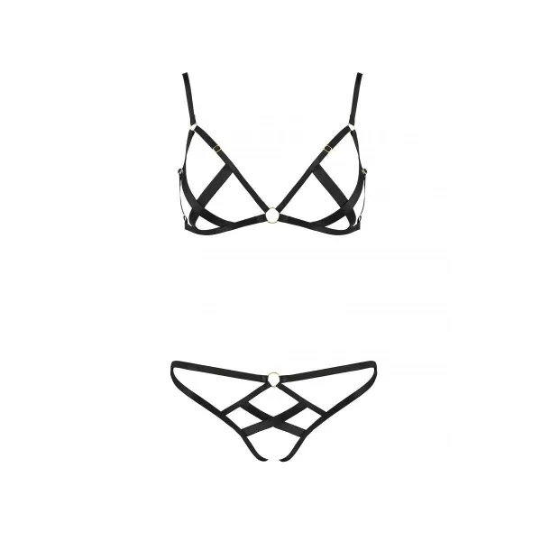 Schwarzes Set PA595885 von Passion Devil Collection | Fesselliebe.de