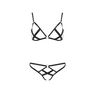 Schwarzes Set PA595885 von Passion Devil Collection | Fesselliebe.de