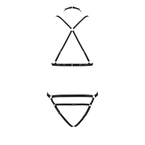 Schwarzes Set PA595876 von Passion Devil Collection | Fesselliebe.de