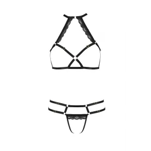 Schwarzes Set PA595879 von Passion Devil Collection | Fesselliebe.de