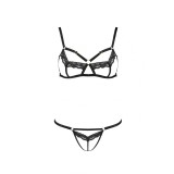 Schwarzes Set PA595891 von Passion Devil Collection | Fesselliebe.de