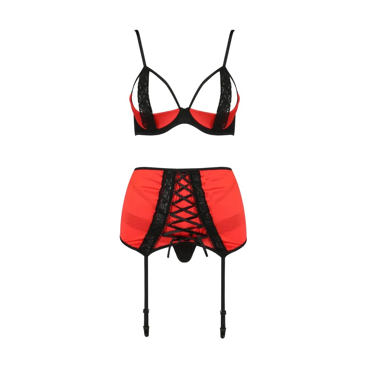 Rotes Set PA595309 von Passion Devil Collection | Fesselliebe.de