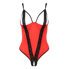 Roter Stringbody PA595315 von Passion Devil Collection | Fesselliebe.de