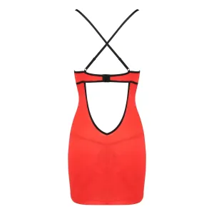 Rotes Chemise PA595318 von Passion Devil Collection