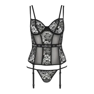 Schwarzes Strapshemd PA595648 von Passion Devil Collection | Fesselliebe.de